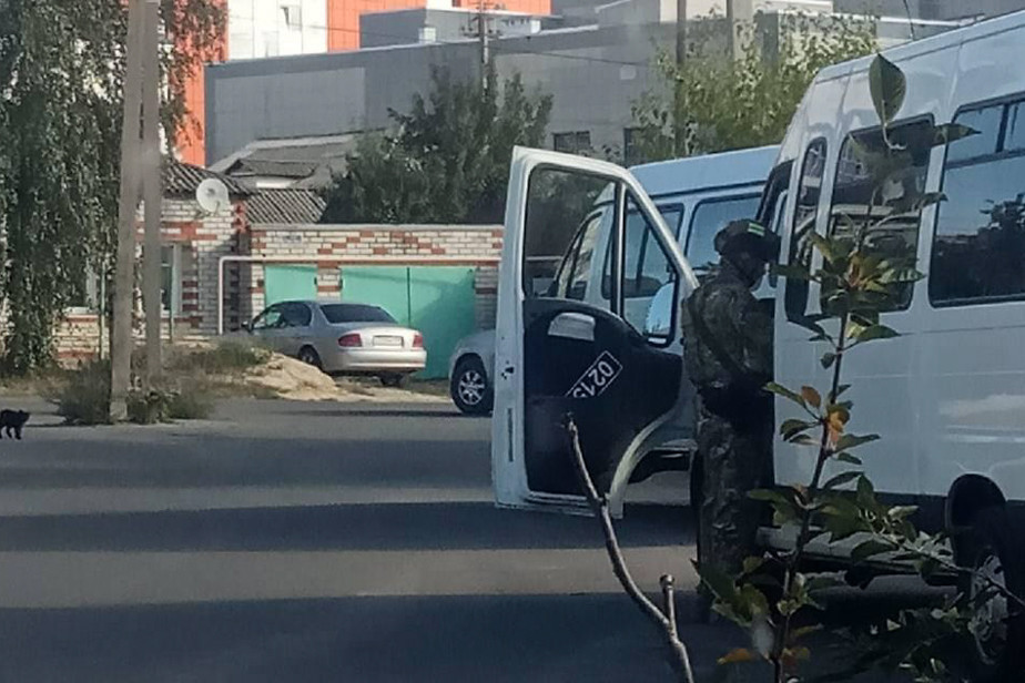 Замеченные сотрудники ОМОН и Росгвардии в Лисках