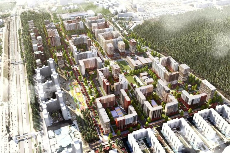 Проект застройки яблоневого парка