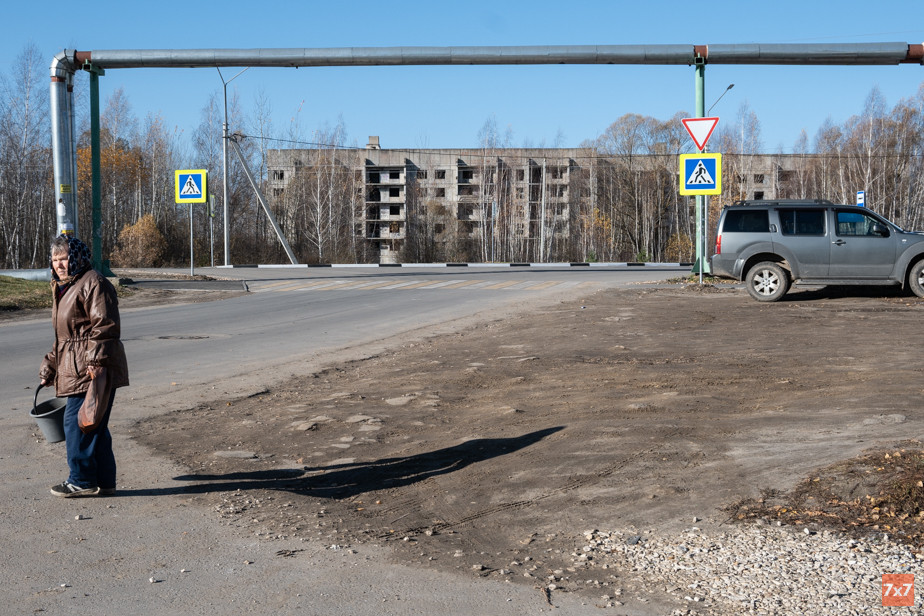 Недостроенная пятиэтажка