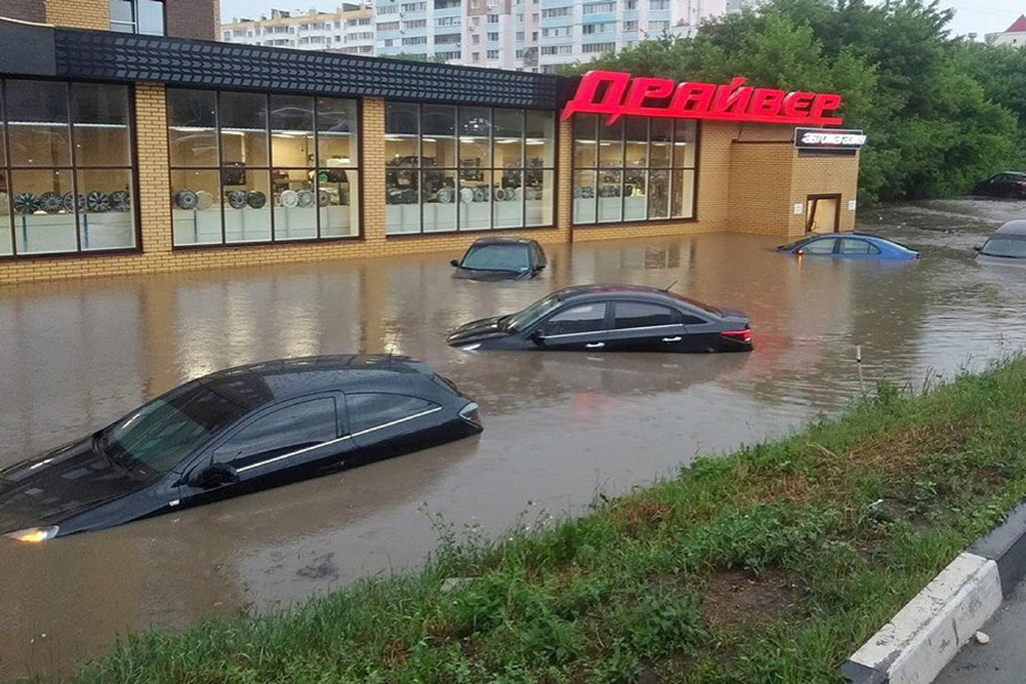 Рязань после дождя