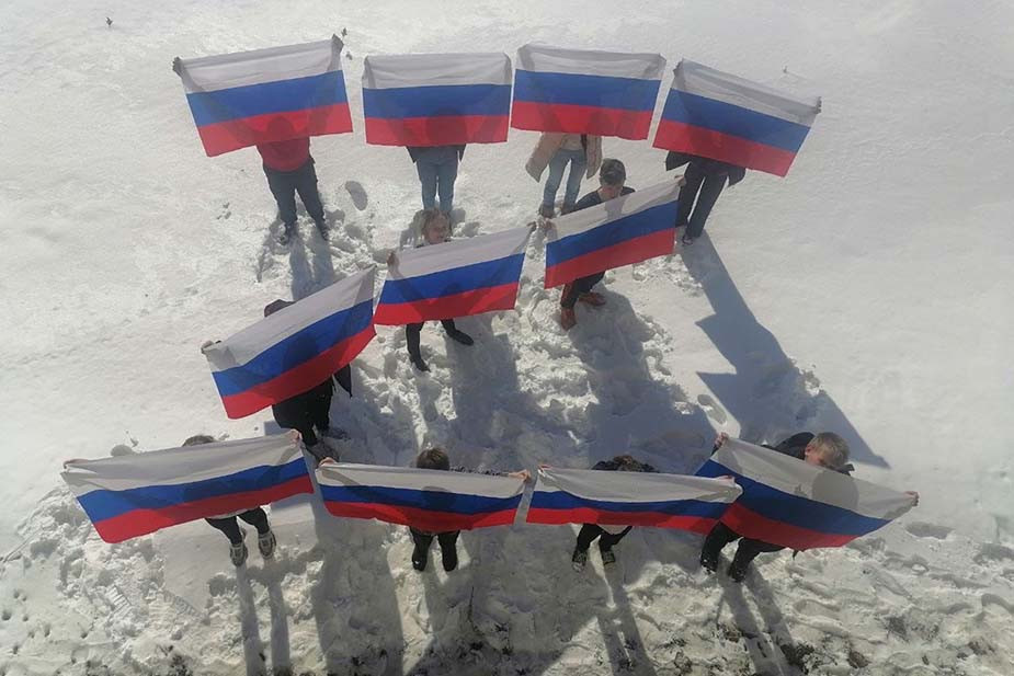 Детский провоенный флешмоб