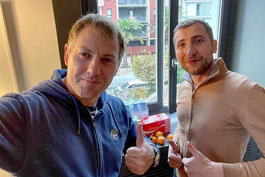 Правозащитник Владимир Осечкин и Сергей Савельев