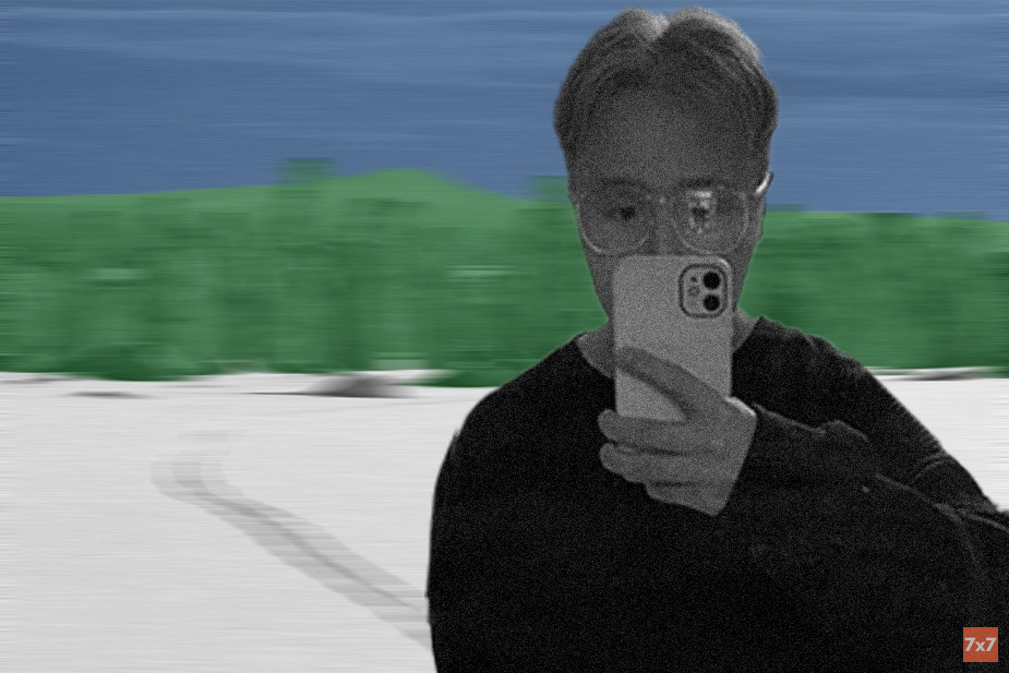 Иллюстрация «7х7» на основе фото, предоставленного героем