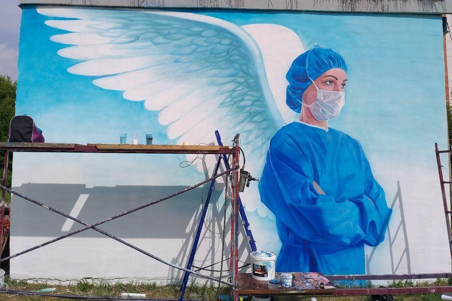 Стрит-арт на улицах Пензы. Автор работы Алексей Февралев