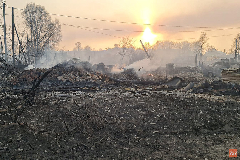 Сгоревший дом Ивана. Фото предоставлено «7х7» героем
