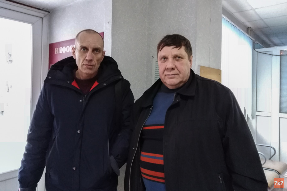 Пострадавшие Алексей Кузнецов и Вячеслав Юнин