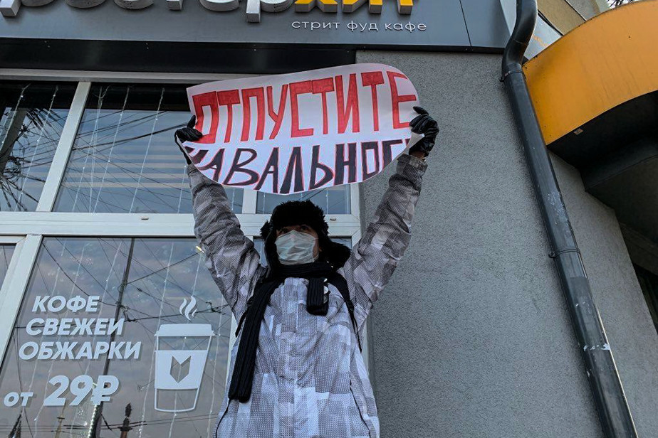 Одиночный пикет в Калининграде