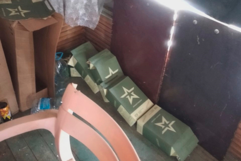 Последствия пребывания российских военных на базе отдыха «Малиновка» в селе Новая Таволжанка, Белгородская область, апрель 2025 года. Фото: «Пепел». Источник: https://t.me/belpepel/10488