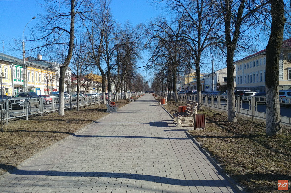 Ограждения, которые поставили вместо чугунных. Фото Евгении Сибирцевой