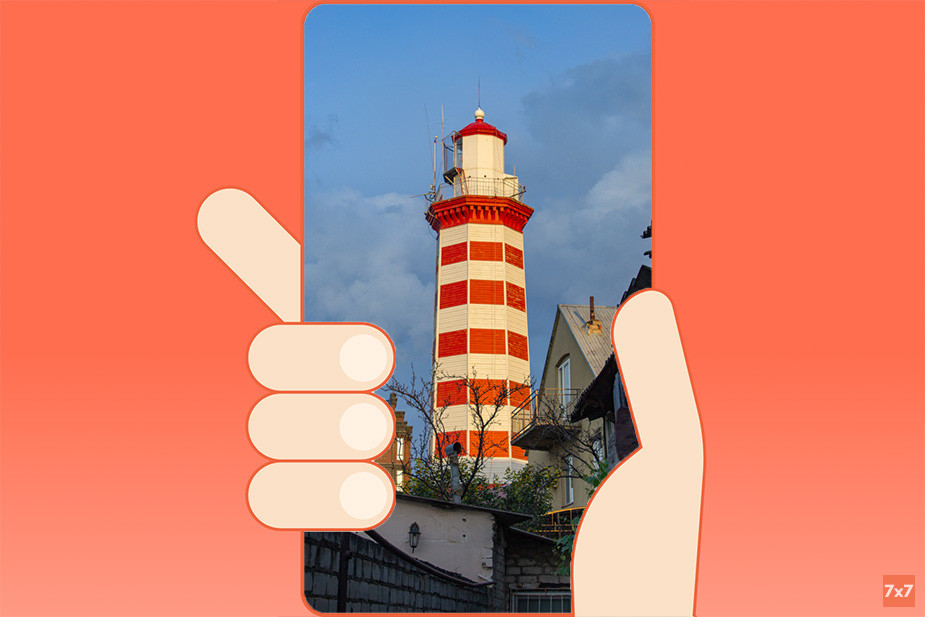 Порт-Петровский маяк в Махачкале