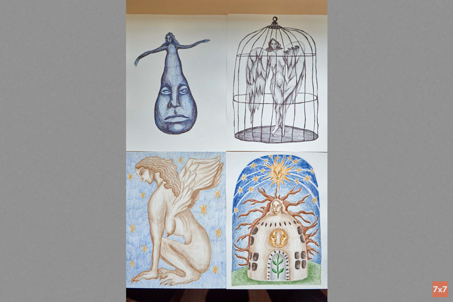 Иллюстрации Алисы Горшениной, которые она собиралась продать, чтобы оплатить штраф