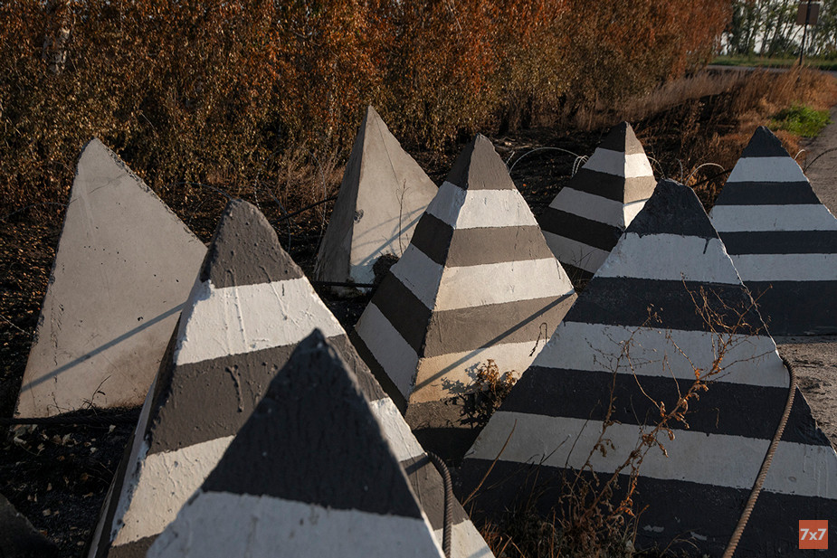 Защитные сооружения в Грайворонском районе Белгородской области, июль 2024 года