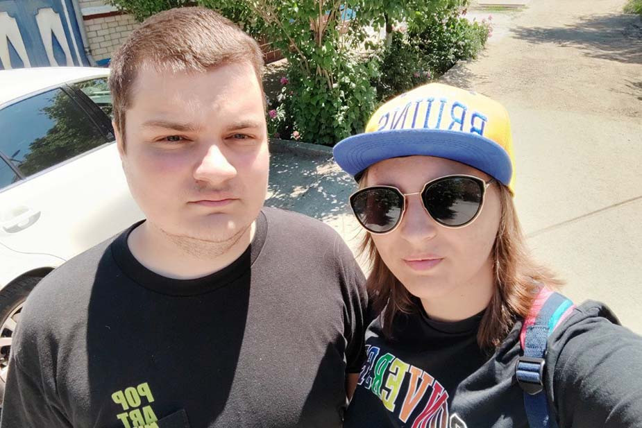 Дарья Андреева со своим мужем