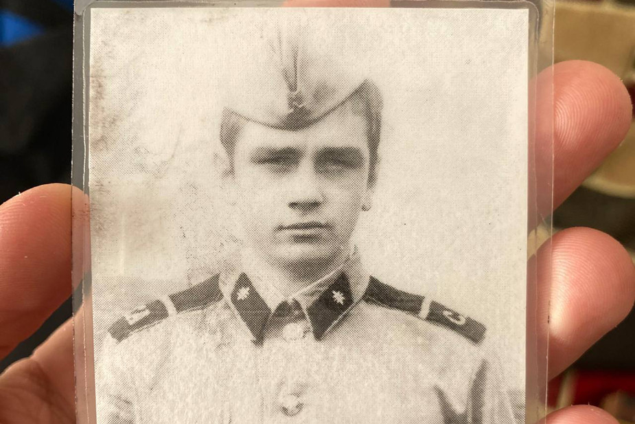 Отец Дмитрия. Он служил в советской армии