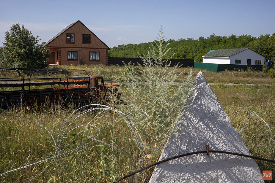 Защитные сооружения в Грайворонском районе Белгородской области, июль 2024 года