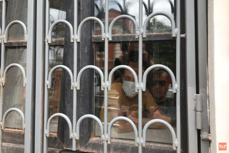 Денис Камалягин в отделе полиции