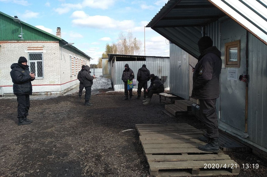 Сотрудники ЧОП «Гарант безпасности» 21 апреля