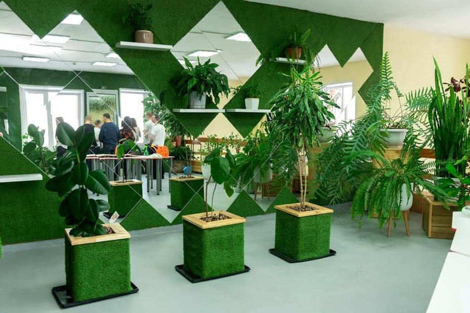 Отремонтированный зимний сад во Дворце детского творчества в Пензе