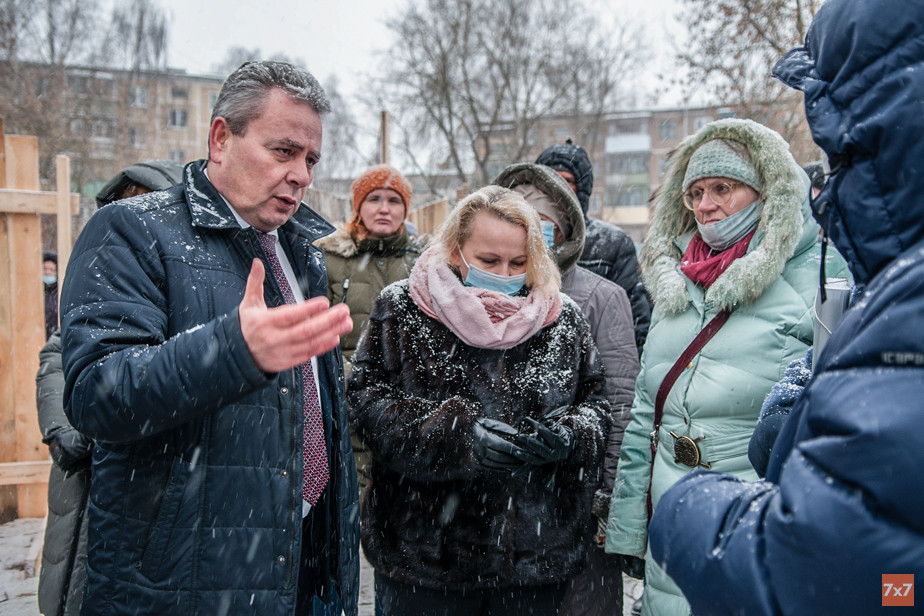 Глава администрации Костромы Алексей Смирнов на встрече с жителями