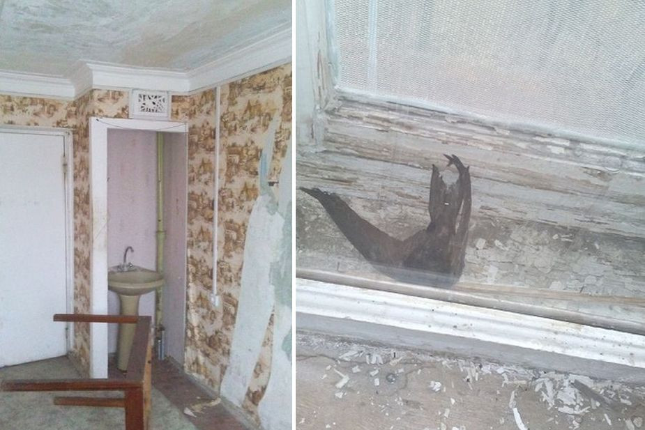 В такую комнату предлагали переселить жительницу аварийного дома