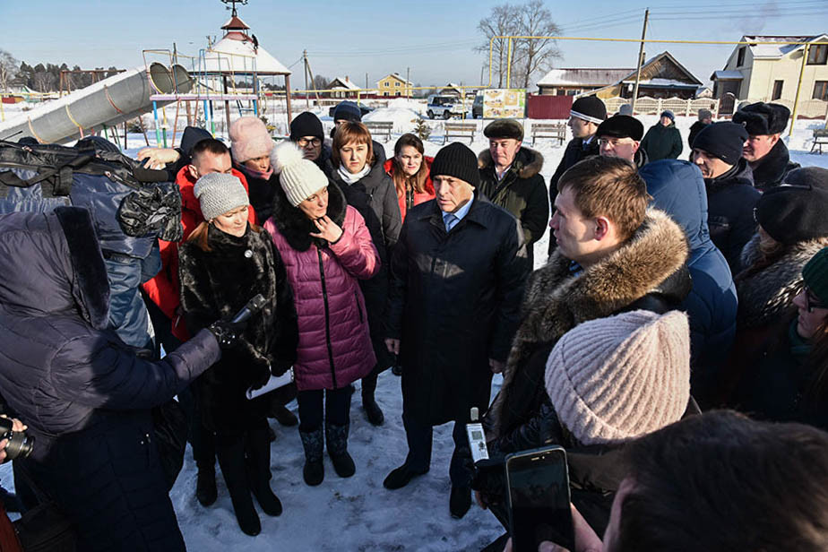 Глава Марий Эл Александр Евстифеев в Помарах