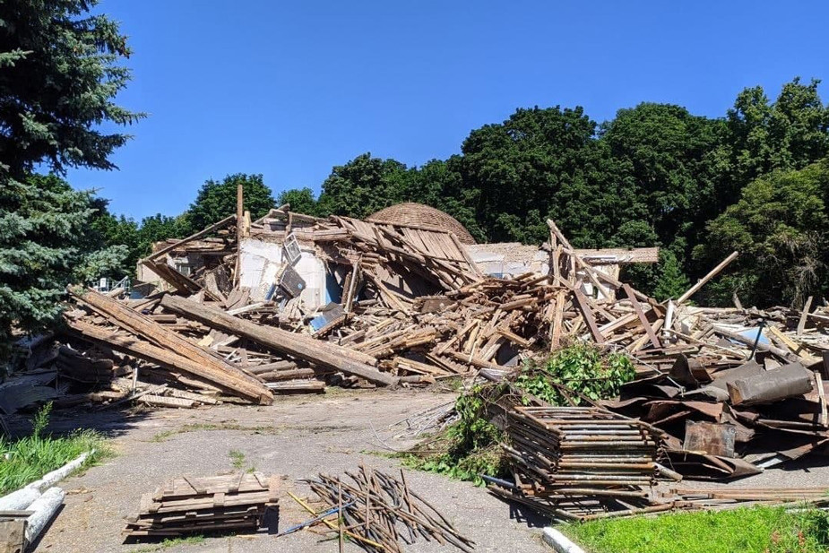 Разрушенный планетарий в Пензе