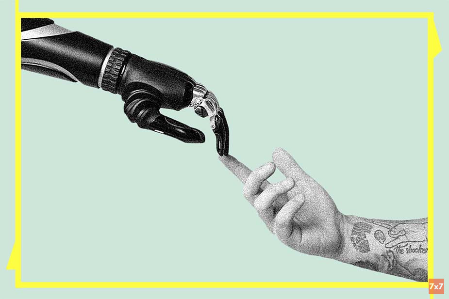 Иллюстрация «7х7» на основе фото из архива героя