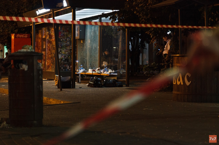 Фото с места взрыва в Воронеже 12 августа. Фото Сергея Федулова