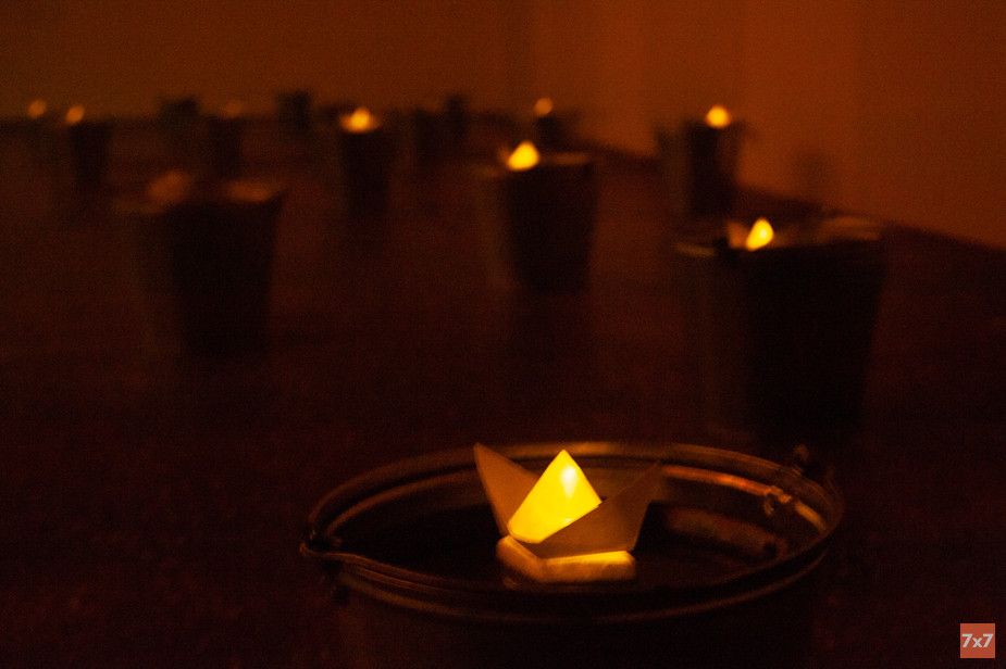 Инсталляция «Все мы кораблики в ведрах». Фото предоставлено «7х7»