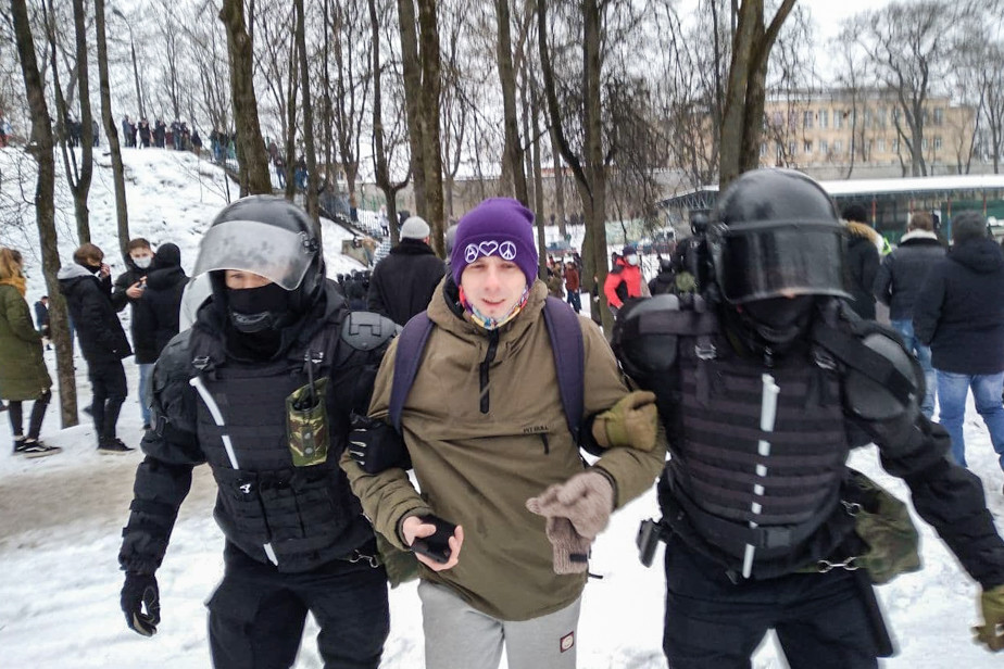 Задержание Владимира Капустинского