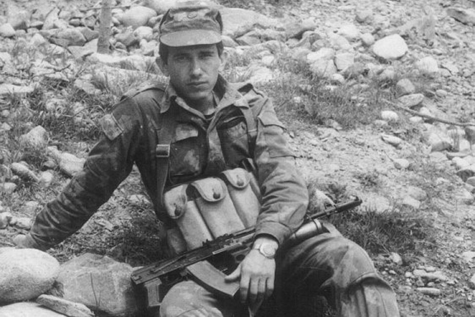 Андрей Приказчиков в Таджикистане рядом с 12-й погранзаставой