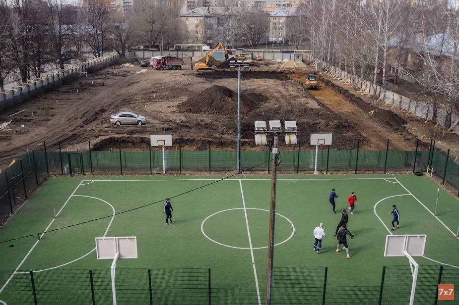 Площадка для строительства ледовой арены