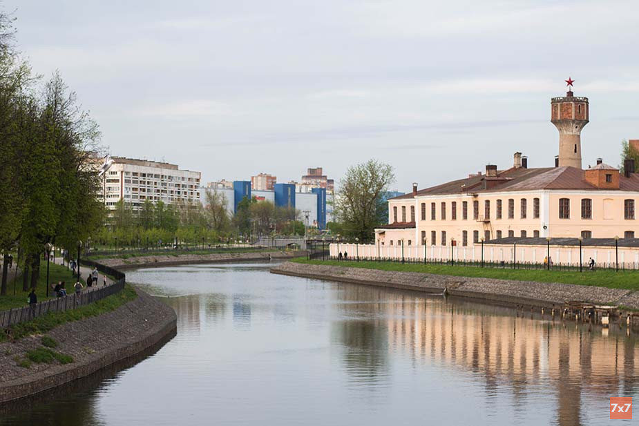 Набережная реки Уводь в Иванове