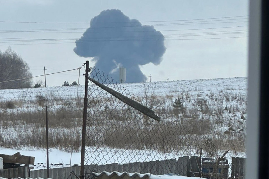 Photo by the Telegram channel '112' and VK group 'Korocha naiznanku' 