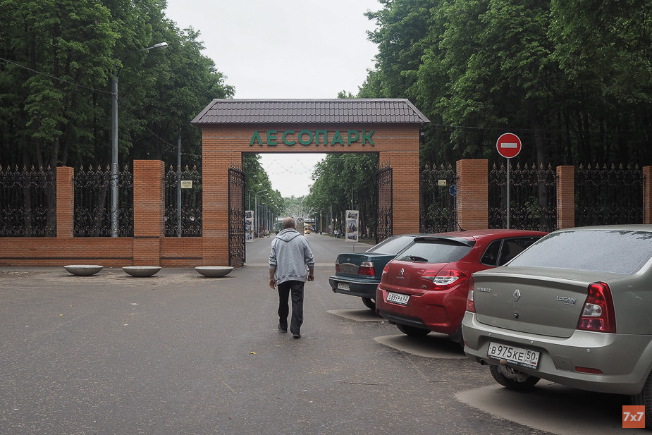 Вход в лесопарк
