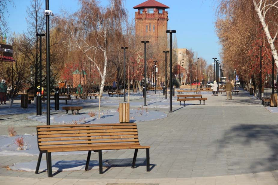 Пешеходная улица Ленина в Бузулуке