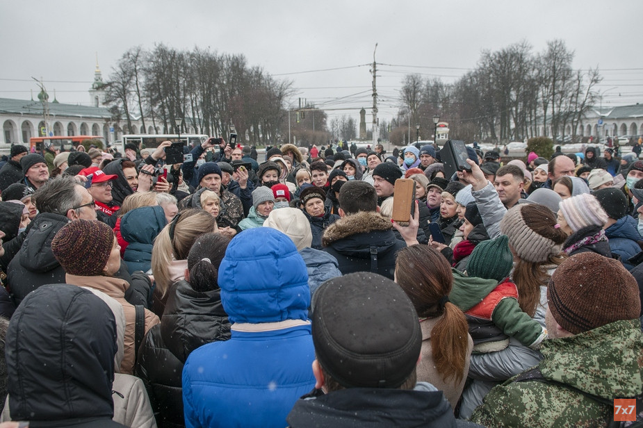 Народный сход против введения QR-кодов в Костроме