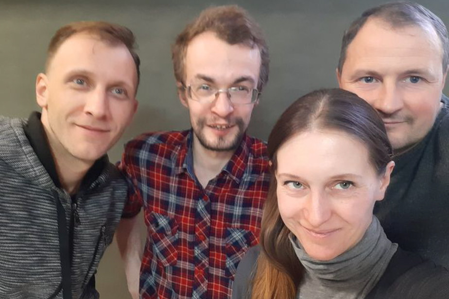 Собрание ячейки Профсоюза журналистов Пскова: Денис Камалягин*, Павел Дмитриев, Светлана Прокопьева, Алексей Малов