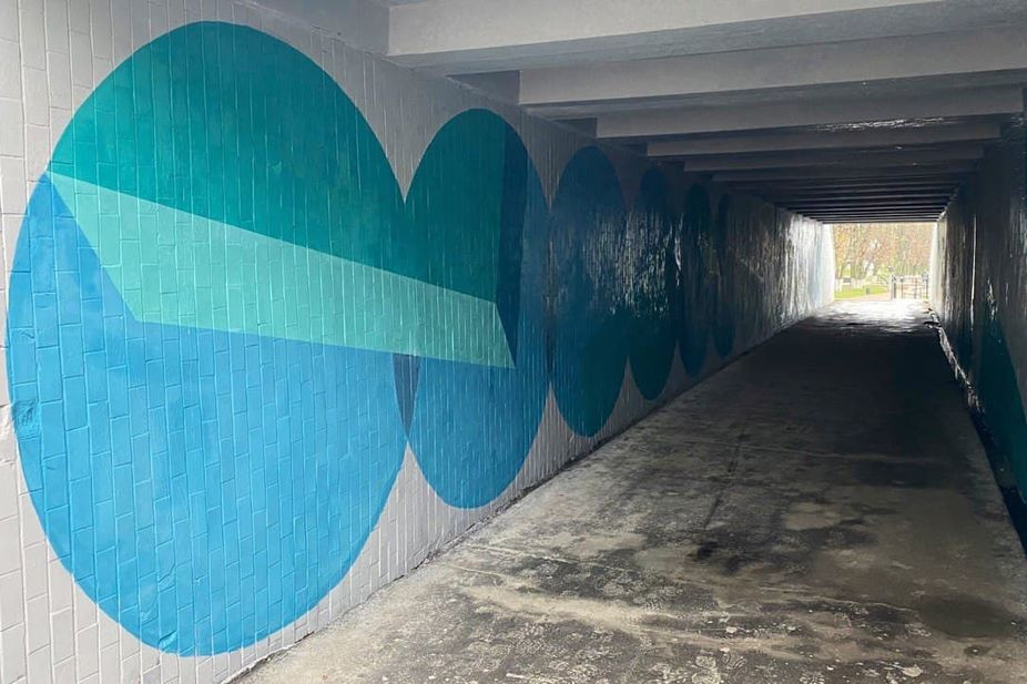 Обновленный тоннель под старым мостом