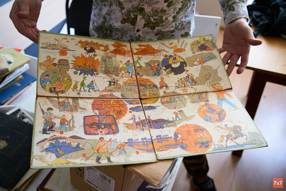 Советская настольная игра про Мальчиша-Кибальчиша