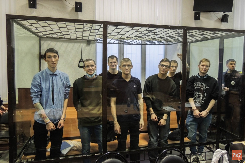 Фигуранты дела «Сети»*. Фото Евгения Малышева