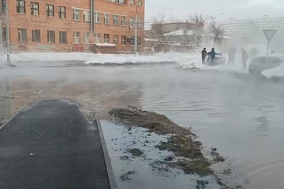 Коммунальная авария в Новосибирске, январь 2024 года