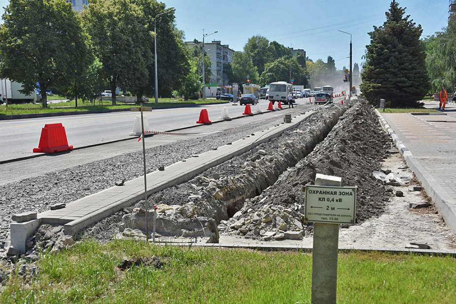 Реконструкция улицы Щорса летом 2020 года