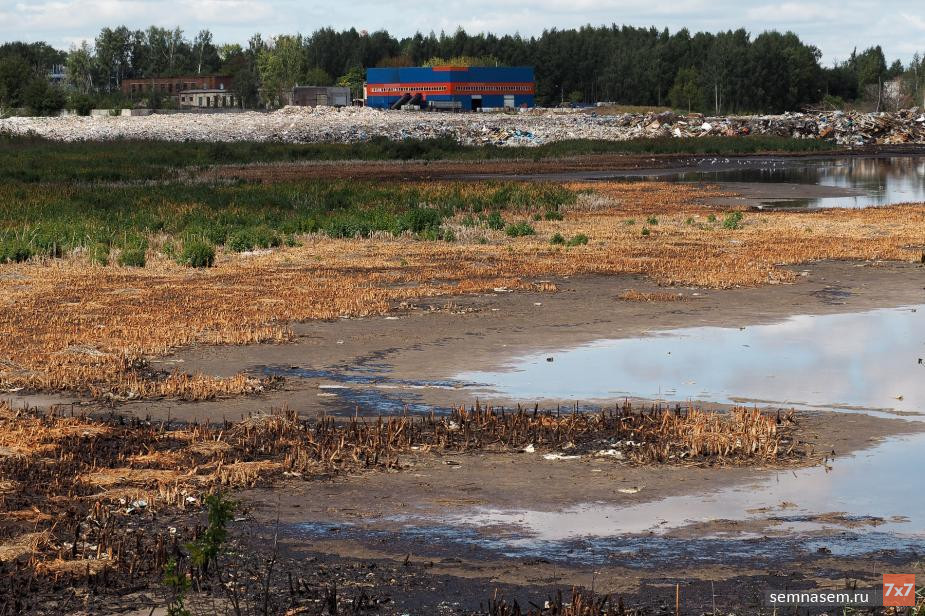 Незаконная свалка возле села Турлатово