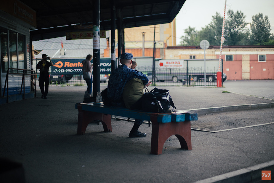 На автовокзале Горно-Алтайска