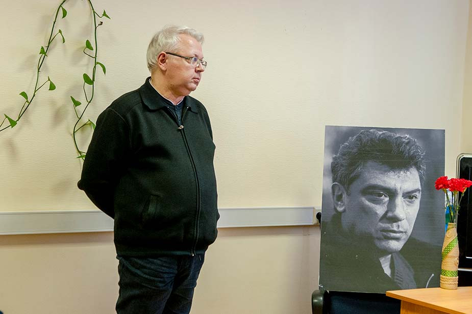 Акция памяти Бориса Немцова в Костроме