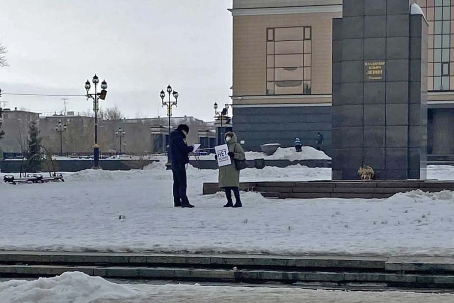 Пикет в Орске