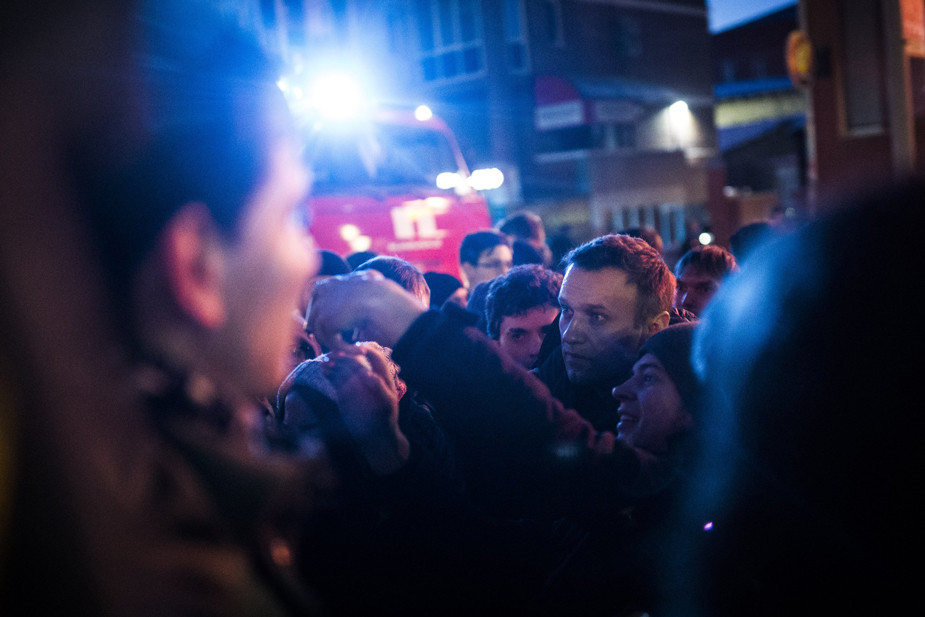 Алексей Навальный на встрече со сторонниками в Томске, 22 марта 2017 года