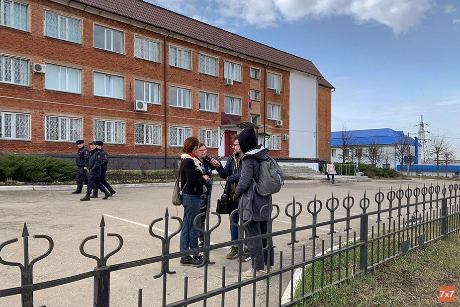 Территория суда в Ефремове