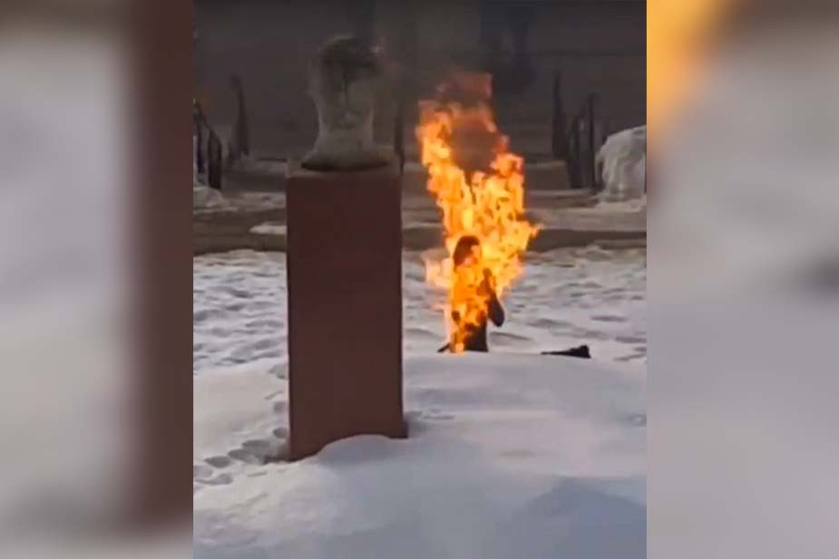 Самоподжег Андрея Бурдаева 21 марта 2022 года